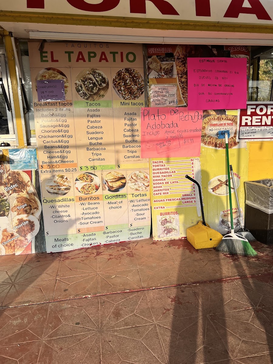 Taquitos El Tapatio Menu - Image 1