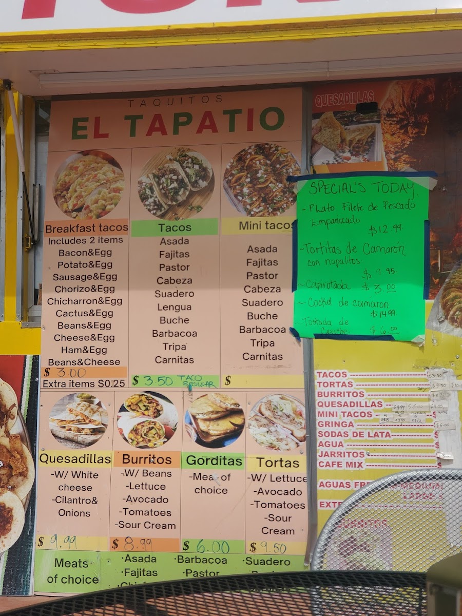 Taquitos El Tapatio Menu - Image 2